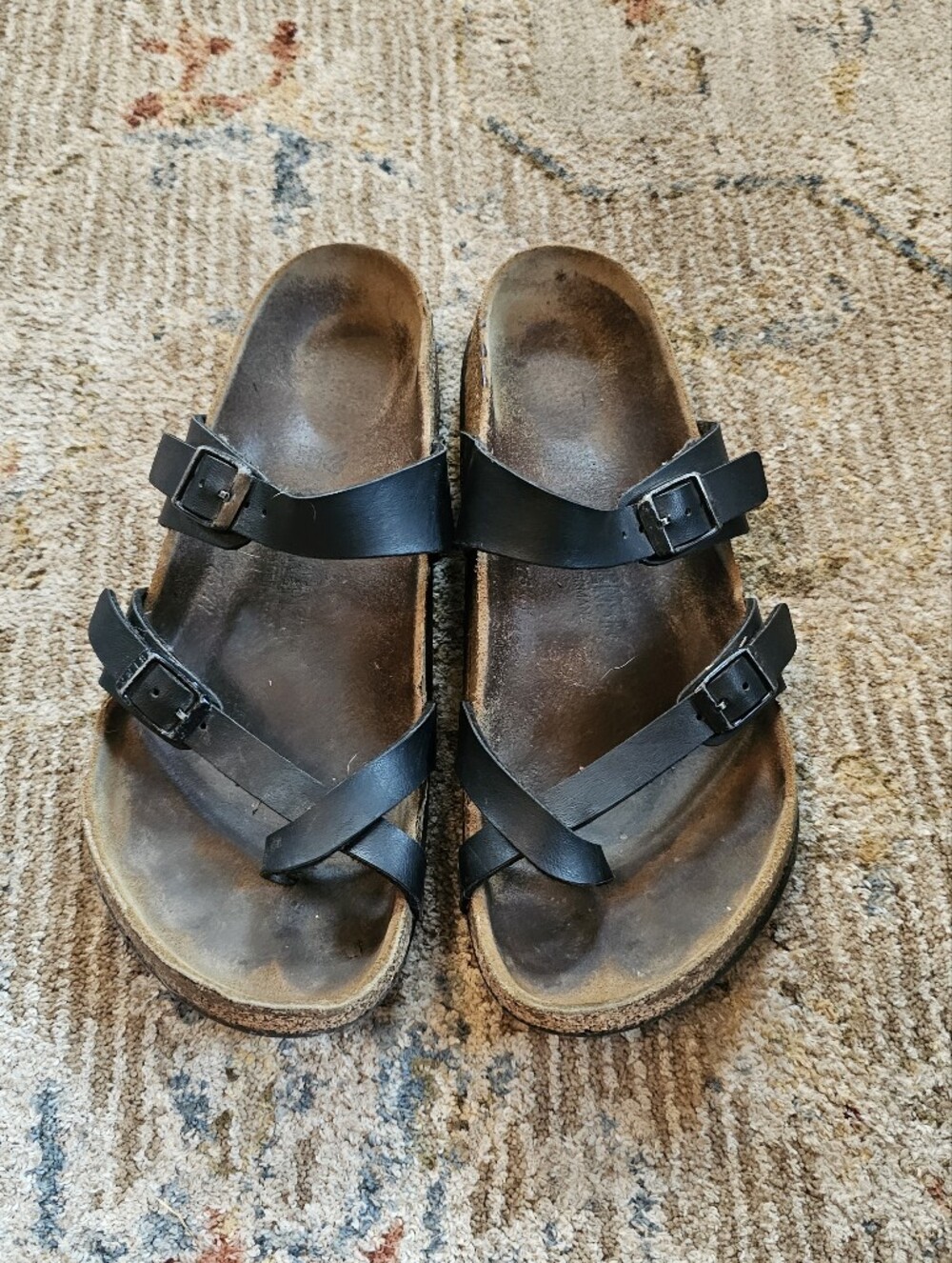 Birkenstock Mayari Women's Black Toe Loop Sandals Shoe Size: 39 / 8